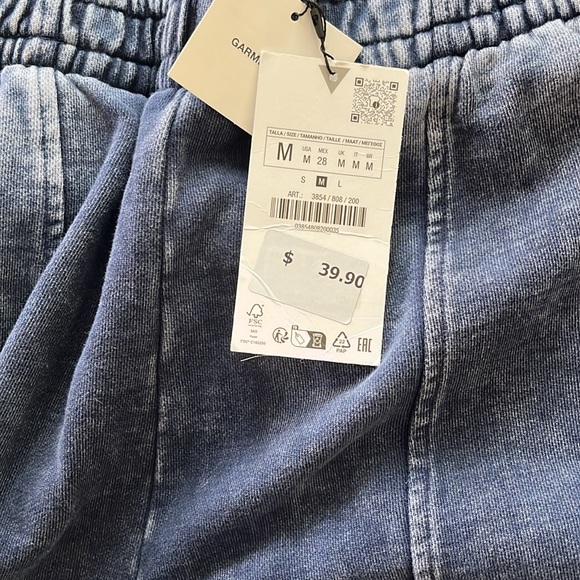 NWT zara fit washed joggers - Picture 6 of 6